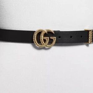 Gucci GG Marmont Torchon Leather Belt – Size 85 / 34